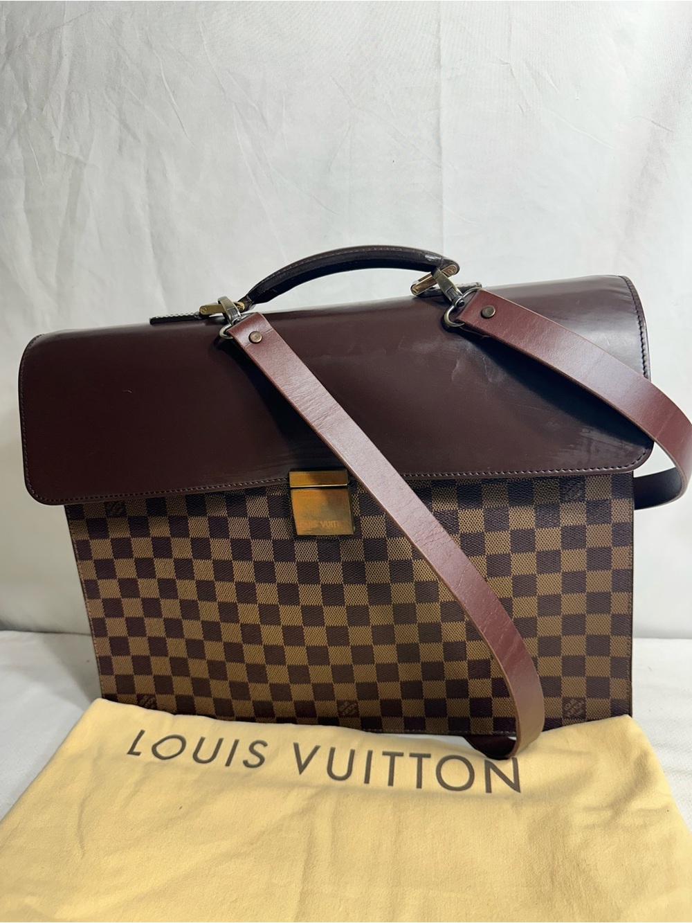 Louis Vuitton Business Bag Brown Damier Briefcase
